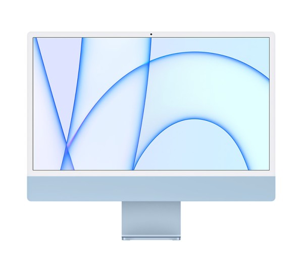 Apple iMac 24 Zoll (2021) 4,5K Retina Display Blue, 7-Core, 256GB, MJV93D/A