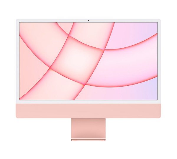 Apple iMac 24 Zoll (2021) 4,5K Retina Display Pink, 7-Core, 256GB, MJVA3D/A
